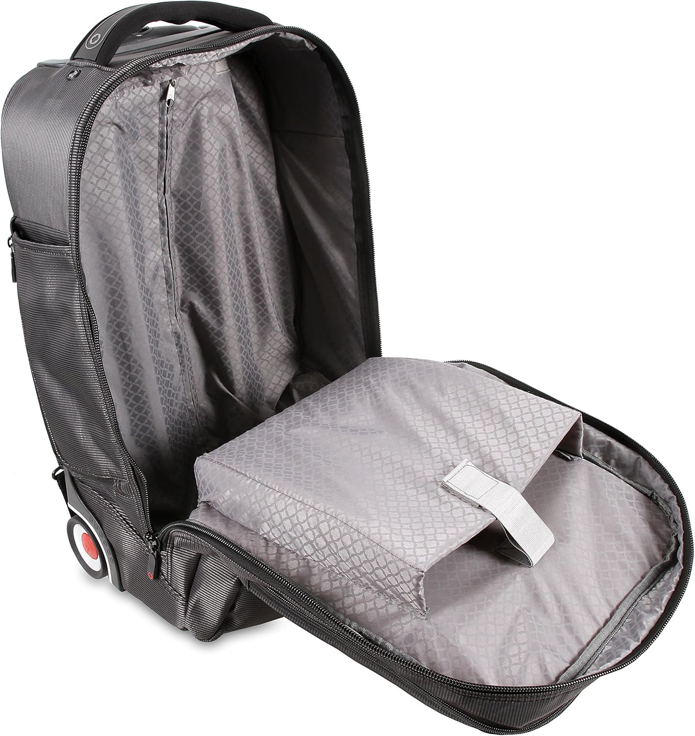 J World New York Bay Business Rolling Backpack