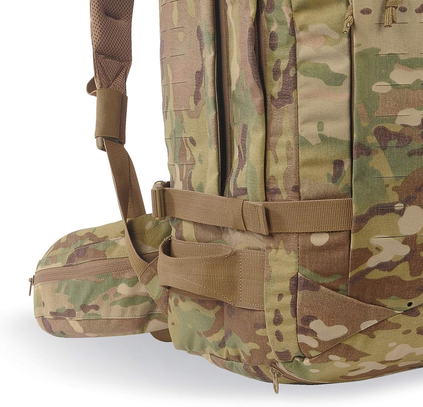 Tasmanian Tiger Mission Pack Mk II, 37L Combat Backpack with Laser Cut MOLLE System, YKK RC Zippers, Olive