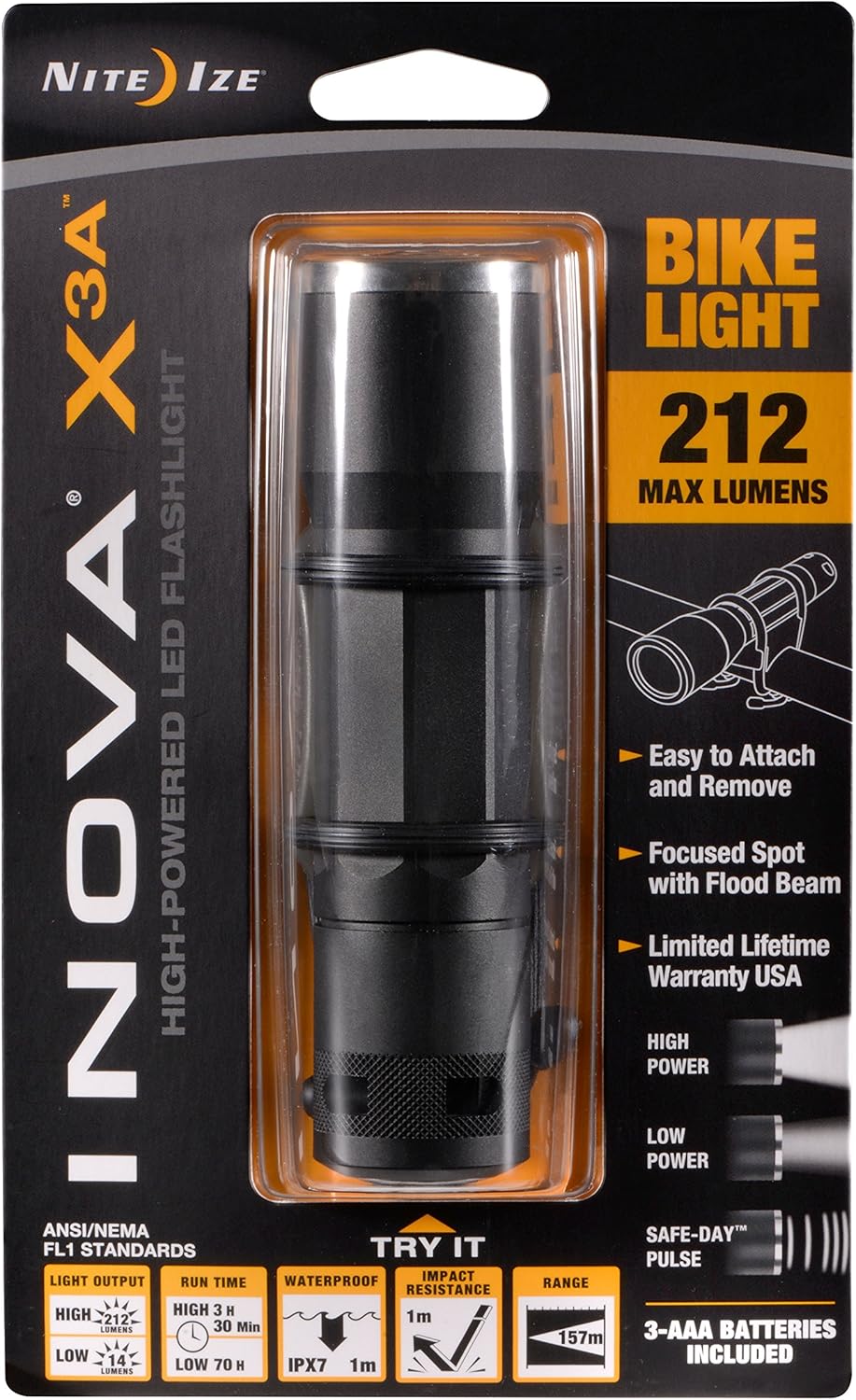 Inova X3ABLR-01-R7 Bike Light