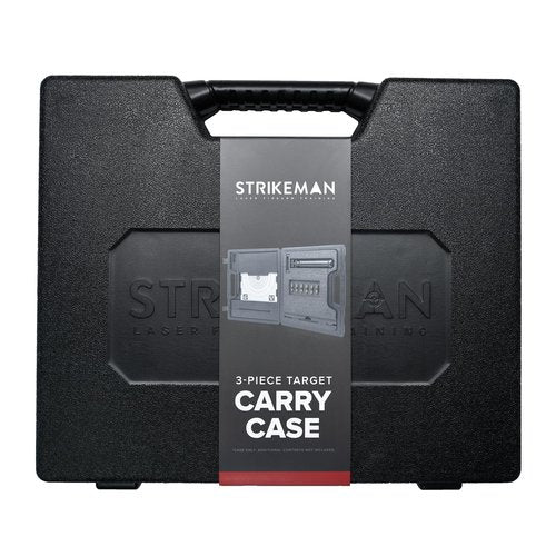 Strikeman 3-Piece Carry Case – Made for the Single-Target Dry-Fire Laser Training System – Keeps Your Shooting Target, Phone Mount & Laser Cartridges Organized & Protected