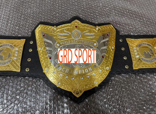 GRD V5 Heavyweight Wrestling Championship Belt Dual Gold Plated