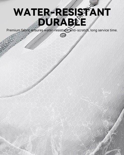 Gisdanchz Small Sling Bag Crossbody Bags for Women Men Cross Body Bag Lightweight Hiking Daypack Travel Backpack Over the Shoulder Bags for Gym Workout, White