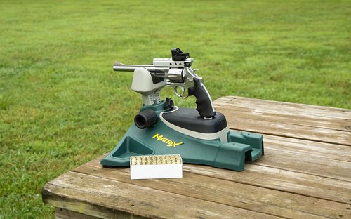 Caldwell Matrix Adjustable Ambidextrous and Adjustable Rifle, Pistol Shooting Rest for Range, Precision Shooting, Sight In and Stabilizing Shots, Green