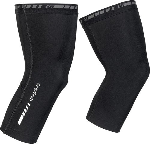 GripGrab Classic Thermal Cycling Knee Warmers Anti-Slip Biking Knee Sleeves Fleece Lined Bike Knee Warmers for Cycling