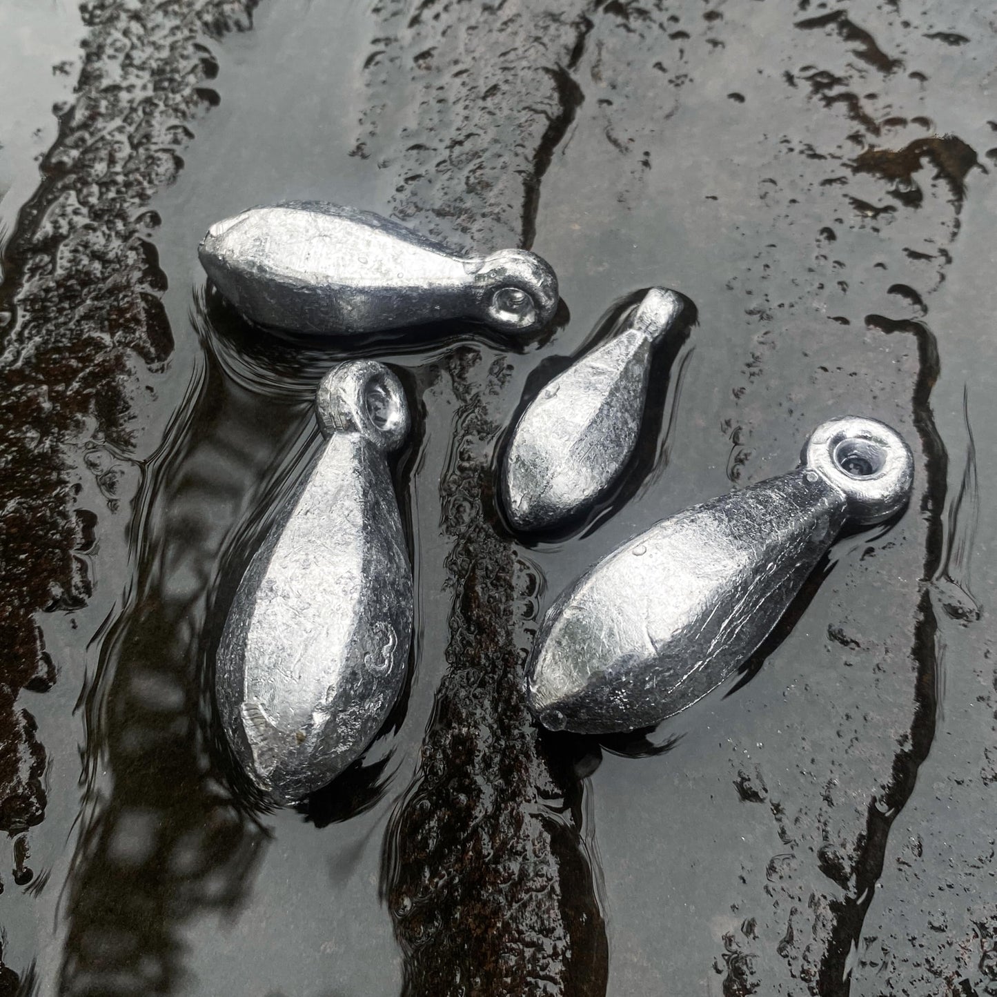 Fishing Weights Sinkers Bank Sinkers Bullet Weights for Surf Fishing Pier Bank Fishing Saltwater Fishing Gear 1oz to 8oz