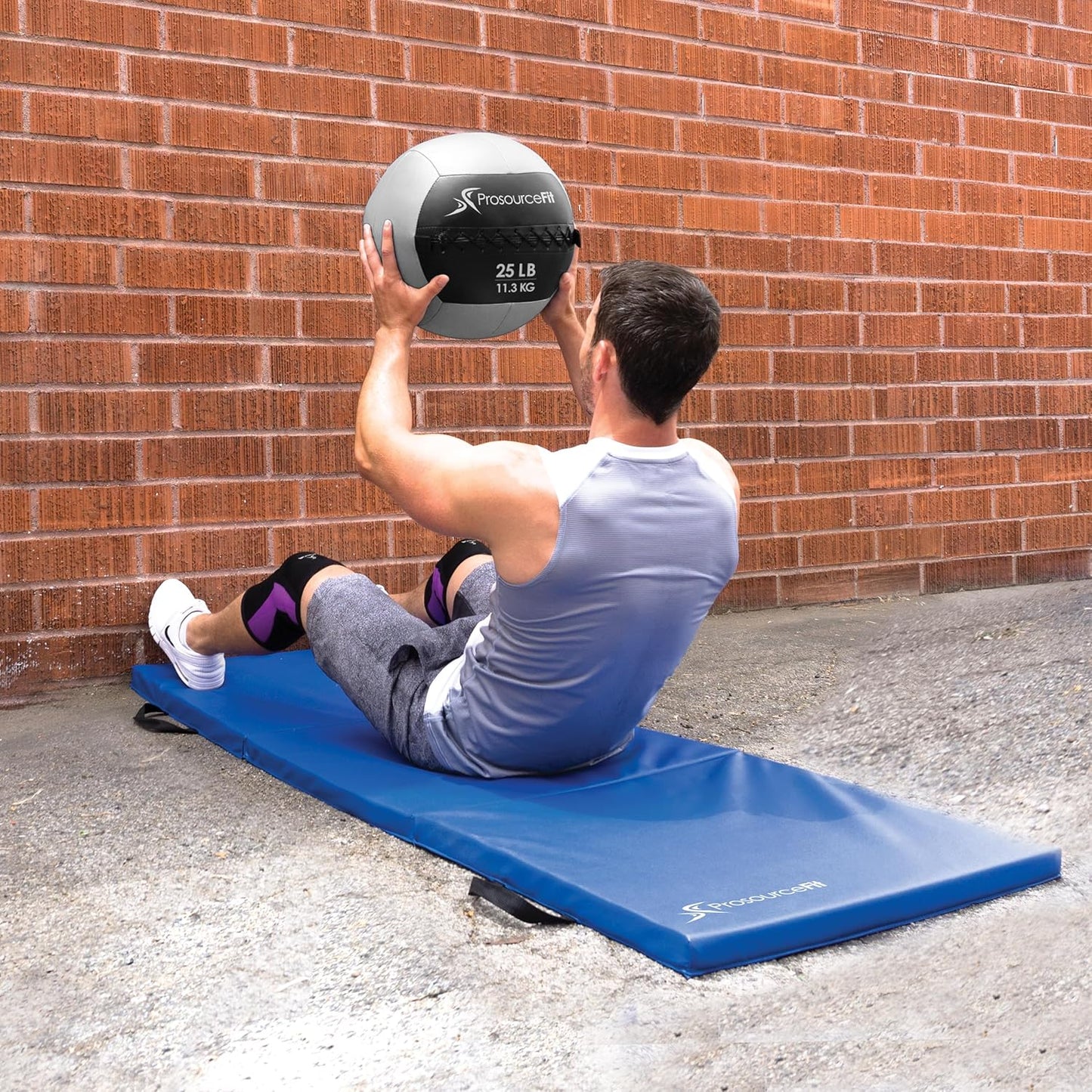 ProsourceFit Soft Medicine Balls, Wall Balls and Full Body Dynamic Exercises, Color-Coded Weights