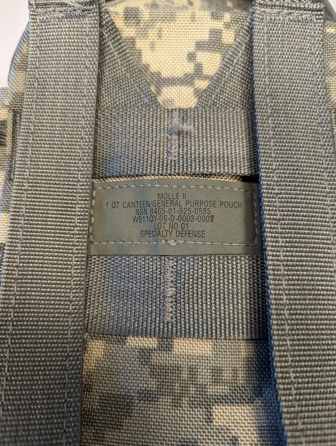 Official US Military ACU MOLLE II Canteen Utility Pouch