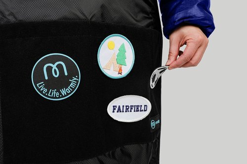 Mozy Tall | The Wearable Thermal Wrap for The Outdoors | 2" Inches Taller | Black