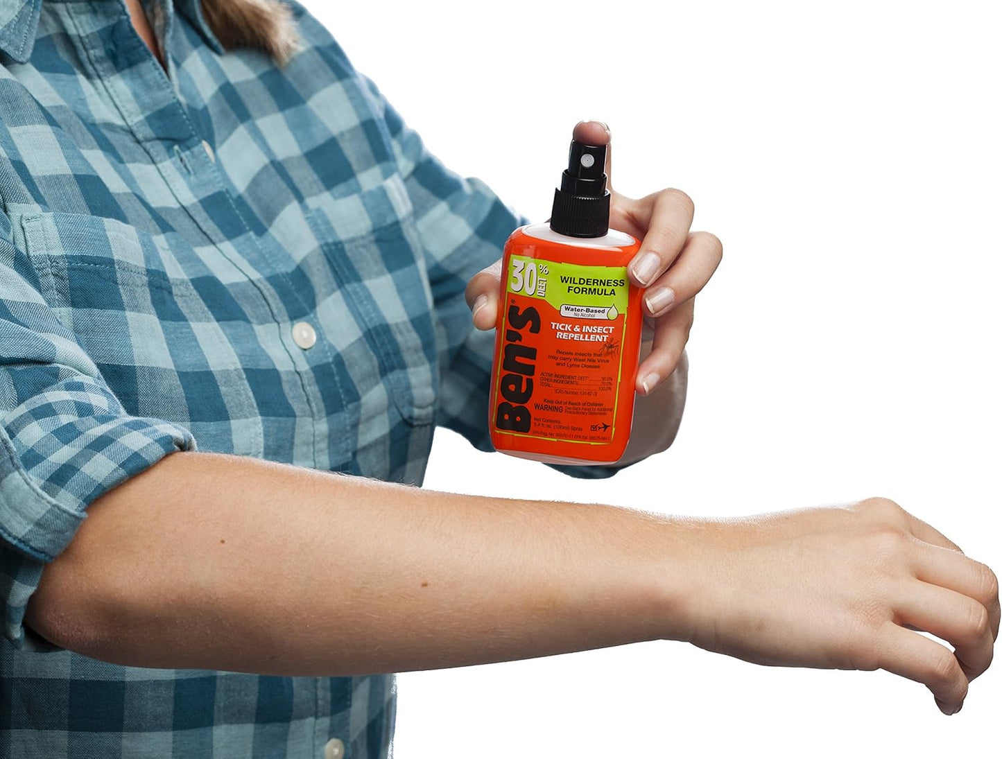 Ben's 30% DEET Mosquito, Tick and Insect Repellent, 3.4 Ounce Pump