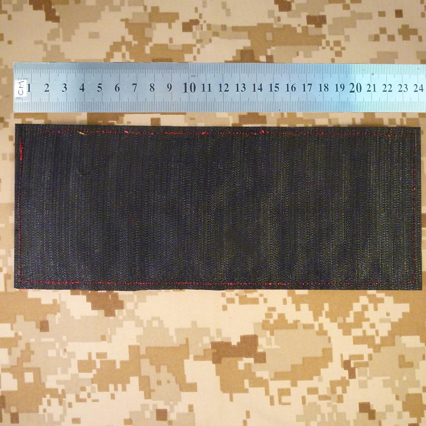 Firearms Instructor Big XL 10x4 inch Morale Body Armor Vest Tactical Fastener Patch (Red and Yellow)