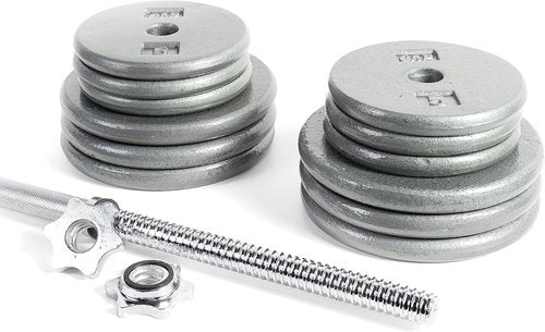 100-Pound CAP Barbell Standard 1-Inch Weight Set for Home Gym Fitness