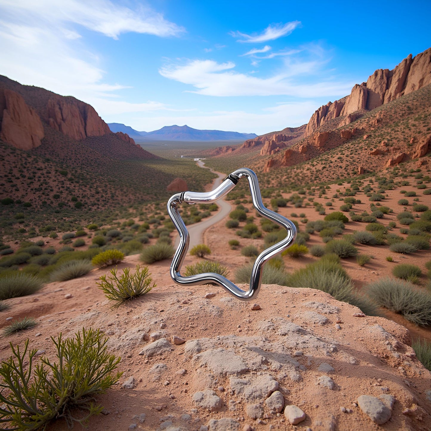 3Pcs Silver Carabiner Clip Star Shaped Climbing Buckle Aluminum Alloy Heavy Duty Keyring Hook for Camping Fishing Hiking Traveling Spring Loaded and Keychain Carabiners Accessories,Outdoor