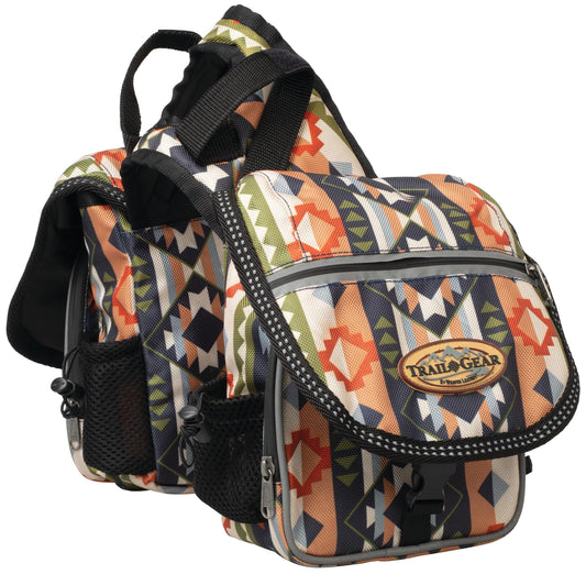 Weaver Leather Trail Gear Pommel Bag 15501, Trek West Pattern