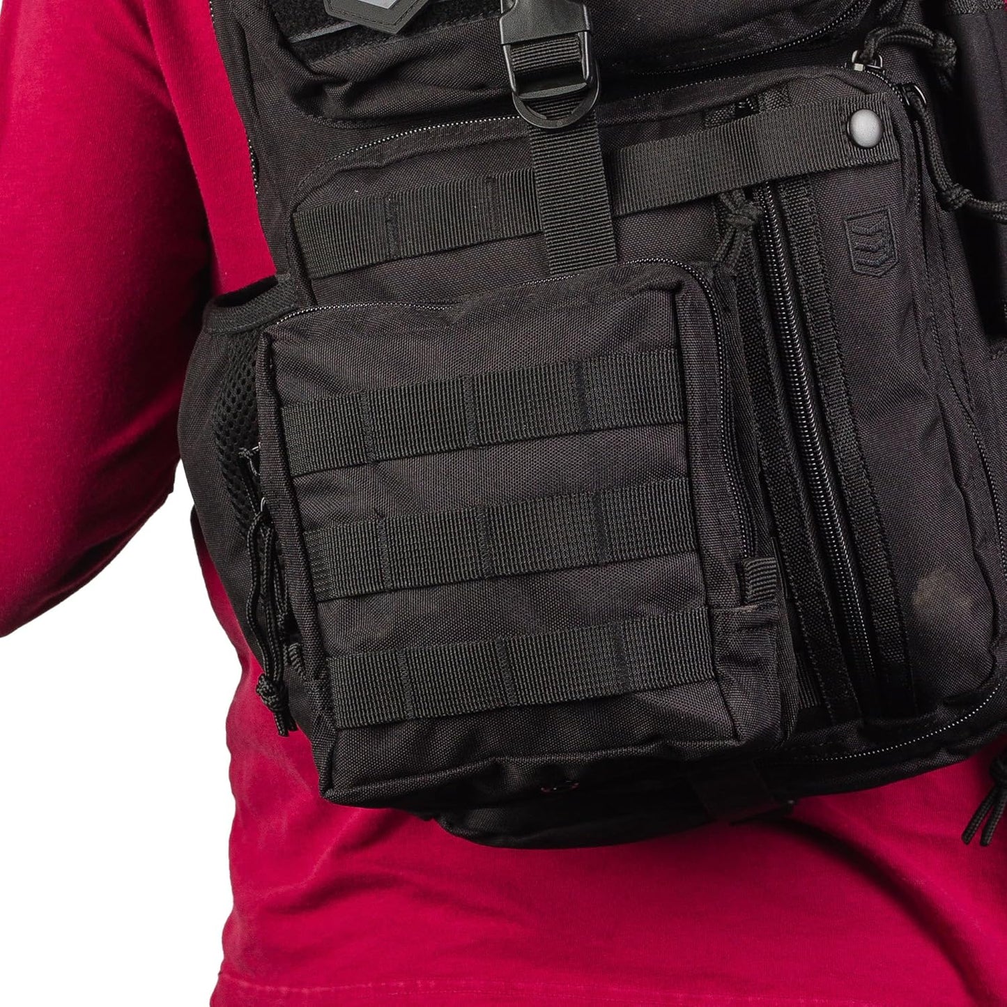 3VGEAR Sidekick MOLLE Utility Pouch - Tactical EDC MOLLE Pouches with Internal Pockets and Elastic Loops for Tactical Gear - Rugged 600D Water-Resistant Polyester