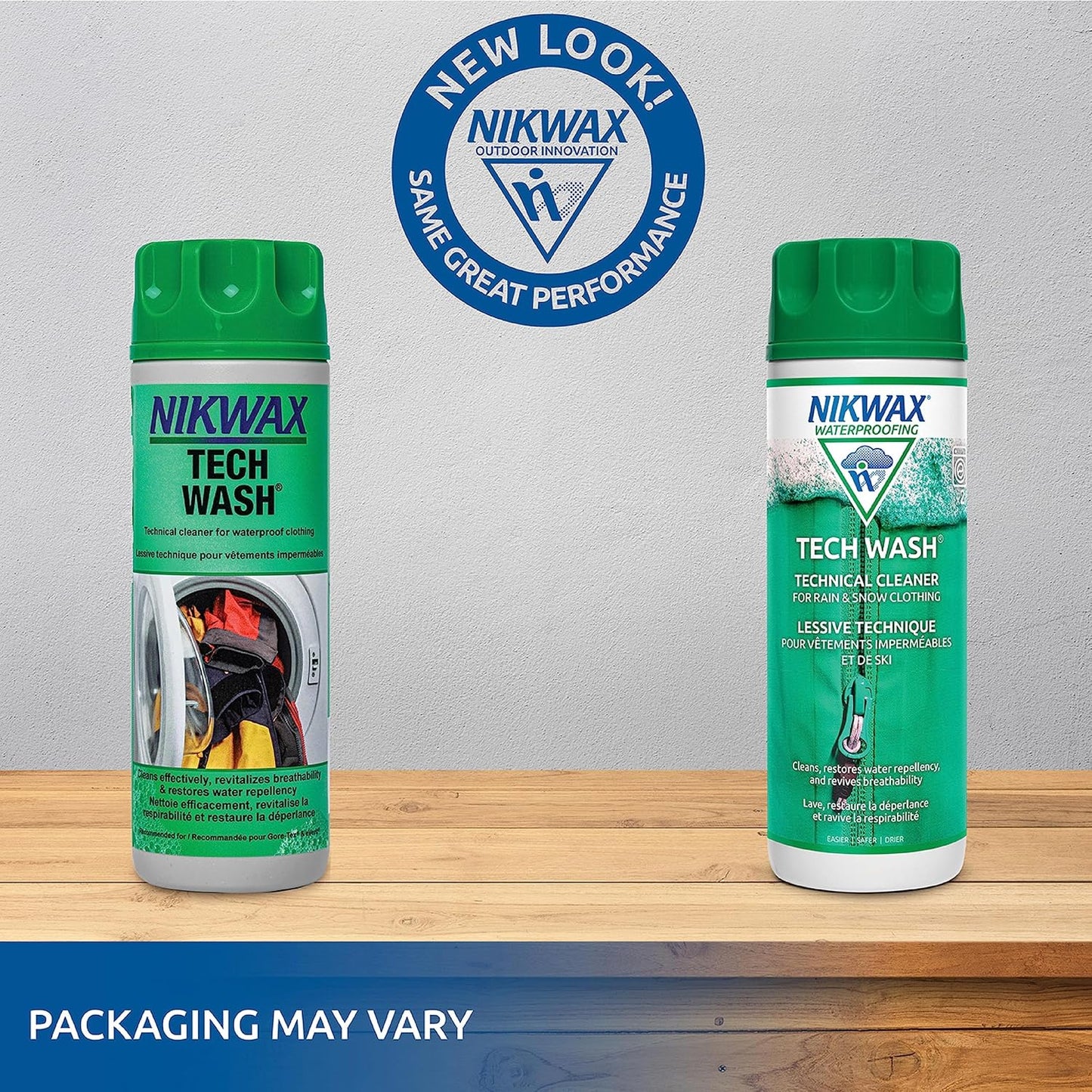Nikwax Tech Wash,10 fl. oz., Nikwax Tech Wash Technical Cleaner for Jackets and Outerwear, Restores Waterproofing in Rain, Ski, and Snow Gear, Safe for Gore-Tex and DWR