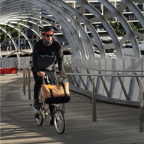Vincita TO-TE Front Bag for Brompton Bike (BLUE)
