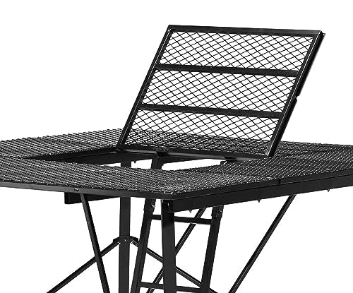 Muddy 65" L x 65" W x 5' H Ground Blind Platform - Durable Powder-Coated Steel Outdoor Hunting Trap Door Universal Platform, Ground Blind Not Included