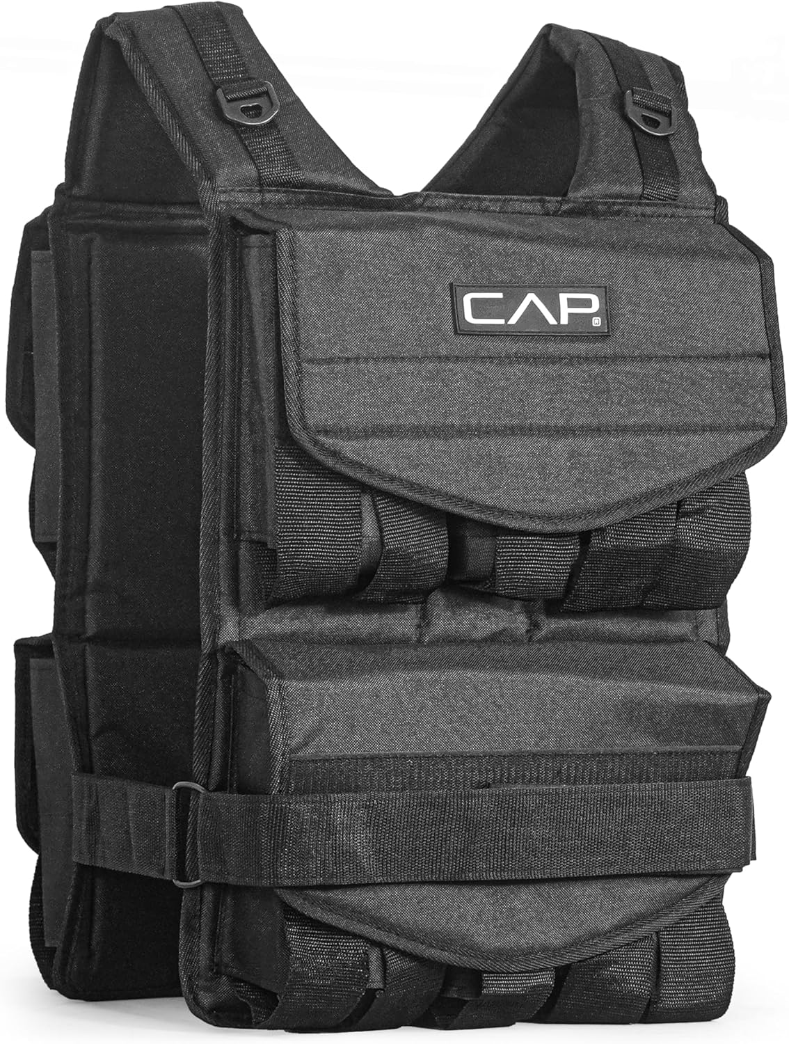 Adjustable Weighted Vest by CAP Barbell | Custom Fit for Enhanced Workouts