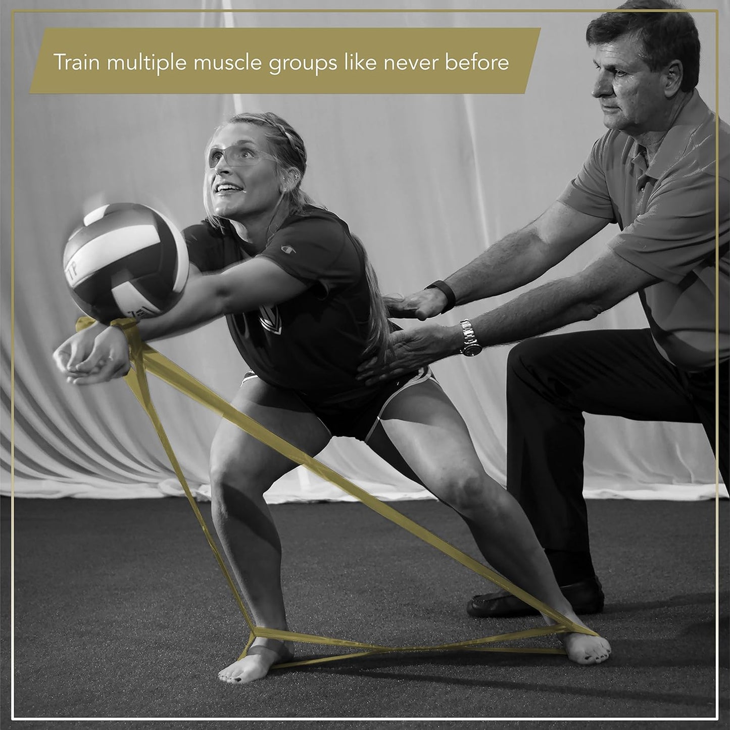 THERABAND CLX Resistance Band with Loops - Versatile Workout Tool for Strength Training