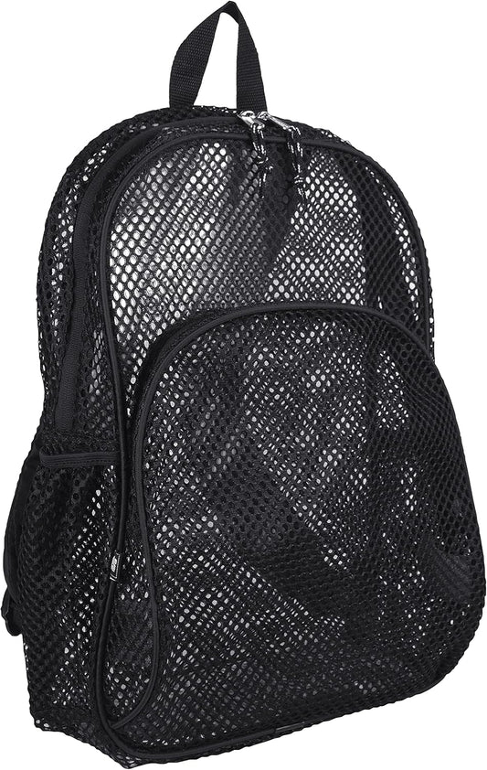 Mesh Backpack for School & Travel - Durable, Lightweight, Black EST113960BJBLK