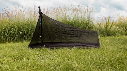 VIAM Outdoors | Pintler 1 PersonTrekking Pole Tent | Lightweight Ultralight Backpacking Hiking Camping Hunting Fishing Shelter | with Integrated Tub Floor, Guy Lines & Stakes