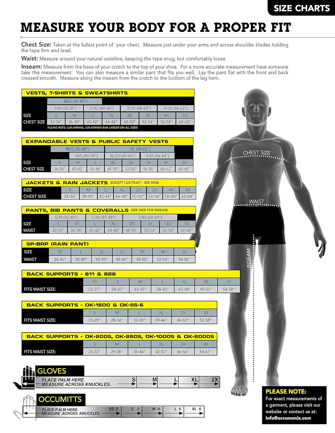 OccuNomix mens Class / Mesh Single Tone sports reflective gear, Yellow, 2X-Large 4X-Large