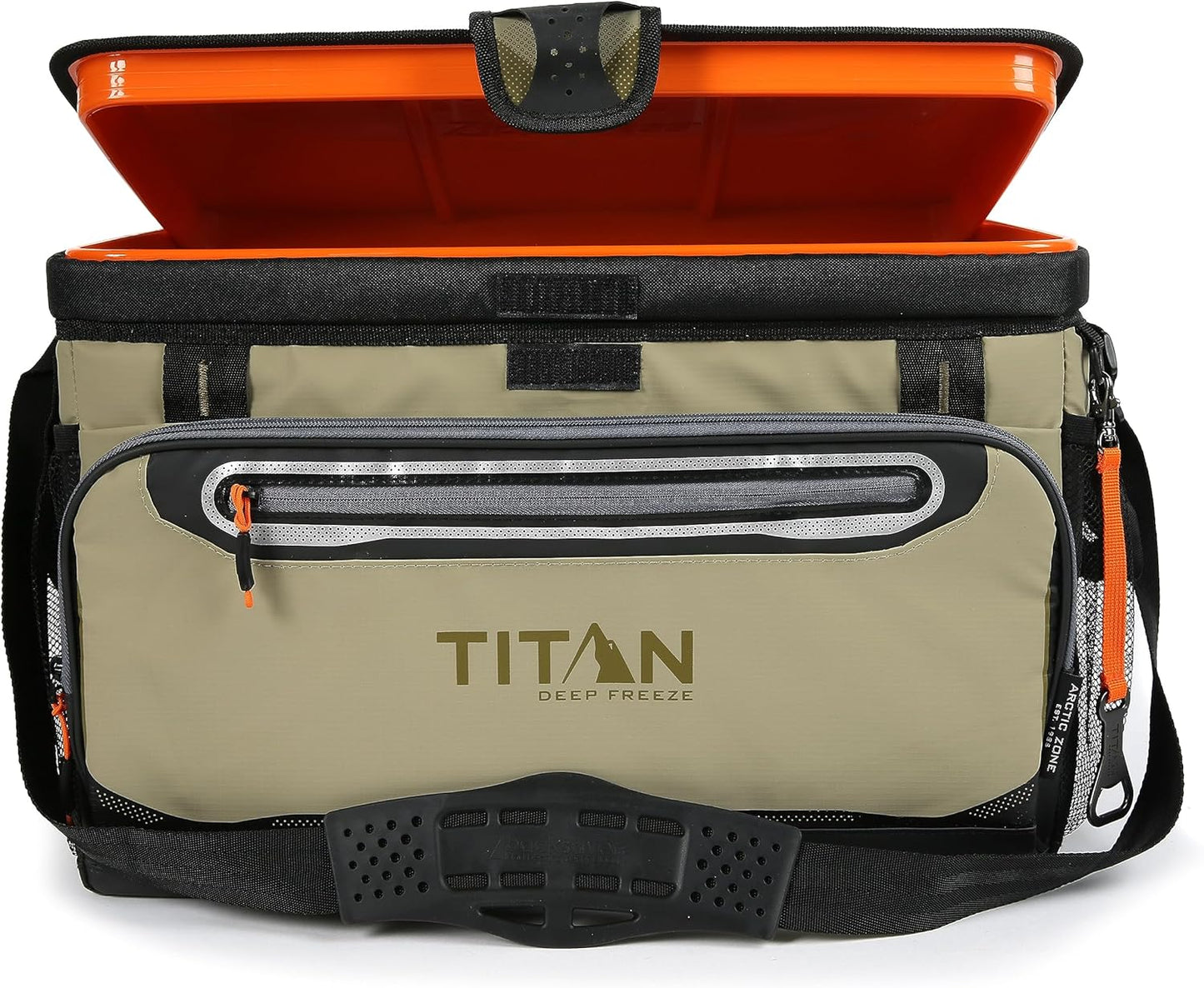 Titan by Arctic Zone 30 Can Zipperless Soft Cooler with HardBody Liner