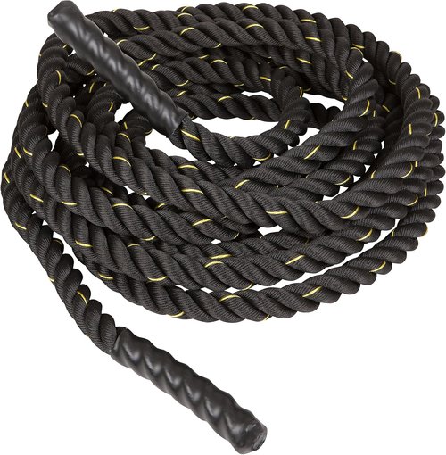 Battle Rope for Strength & Core Training - Trademark Innovations 30ft Heavy Duty