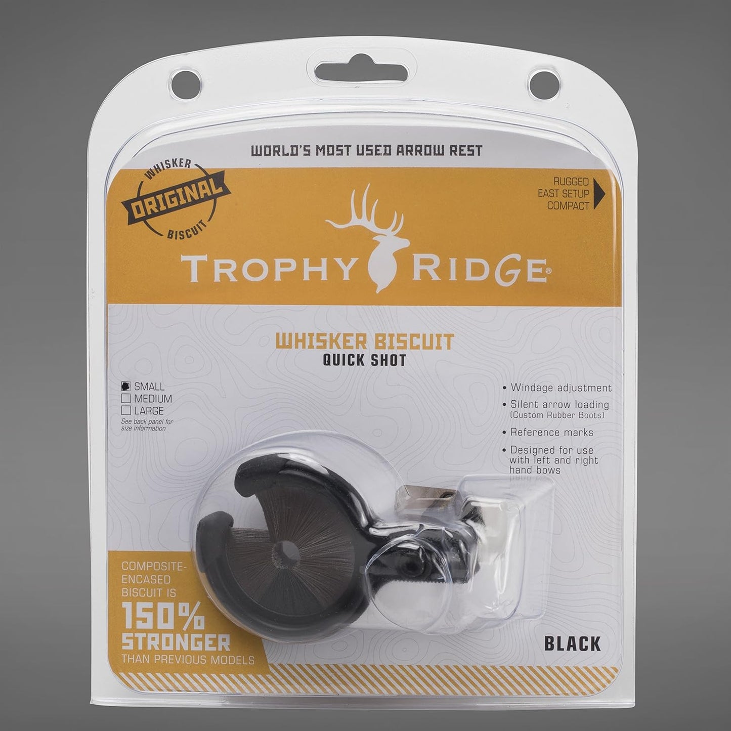 Trophy Ridge Quick Shot Whisker Biscuit Archery Arrow Rest