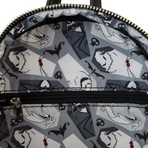 Lougefy Nightmare Before Christmas Xmas Coffin All over Print Mini Backpack: Spooky Holiday Style!