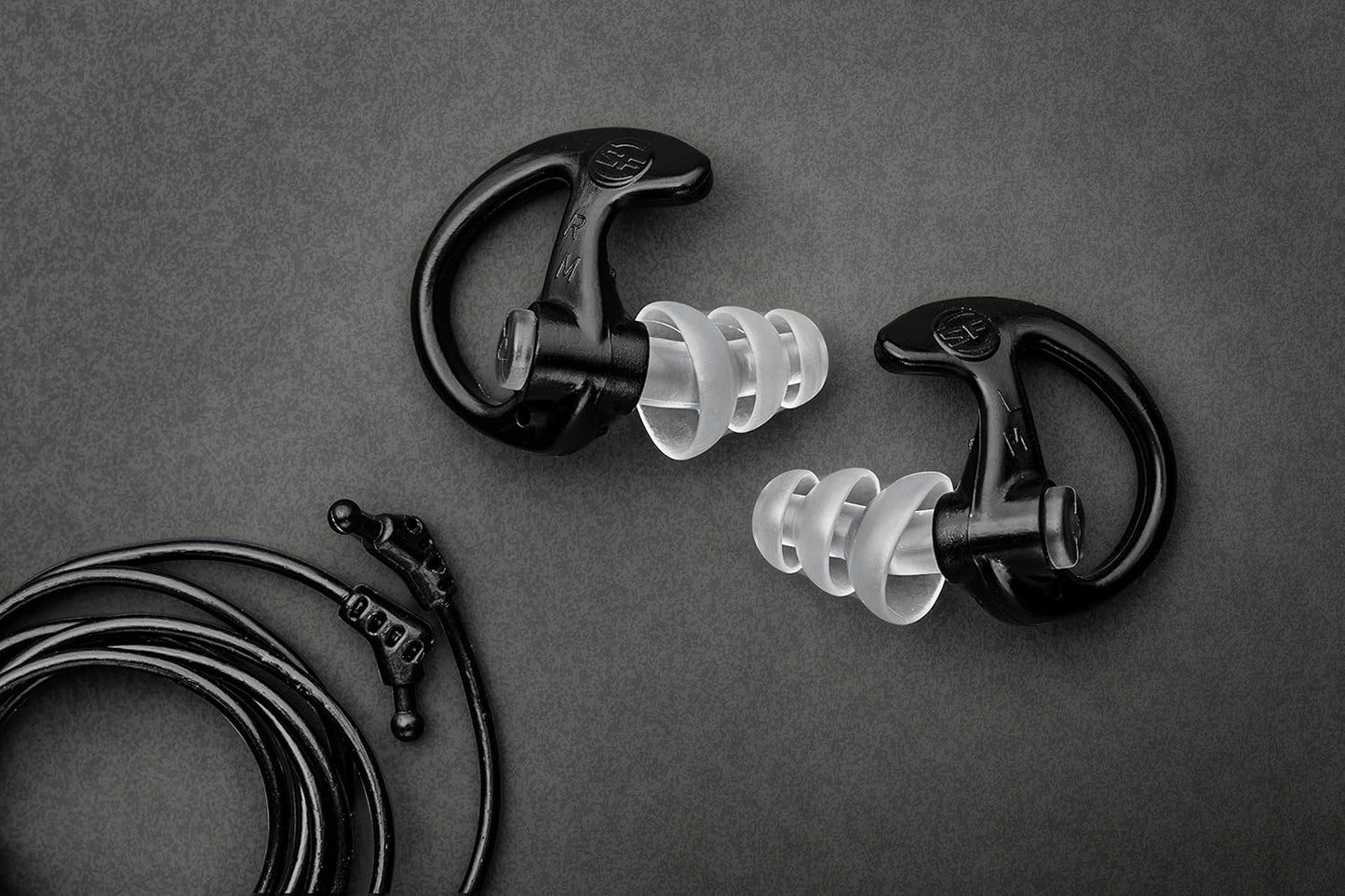 SureFire EP5 Sonic Defenders Max Full-Block Earplugs, triple flanged design, reusable