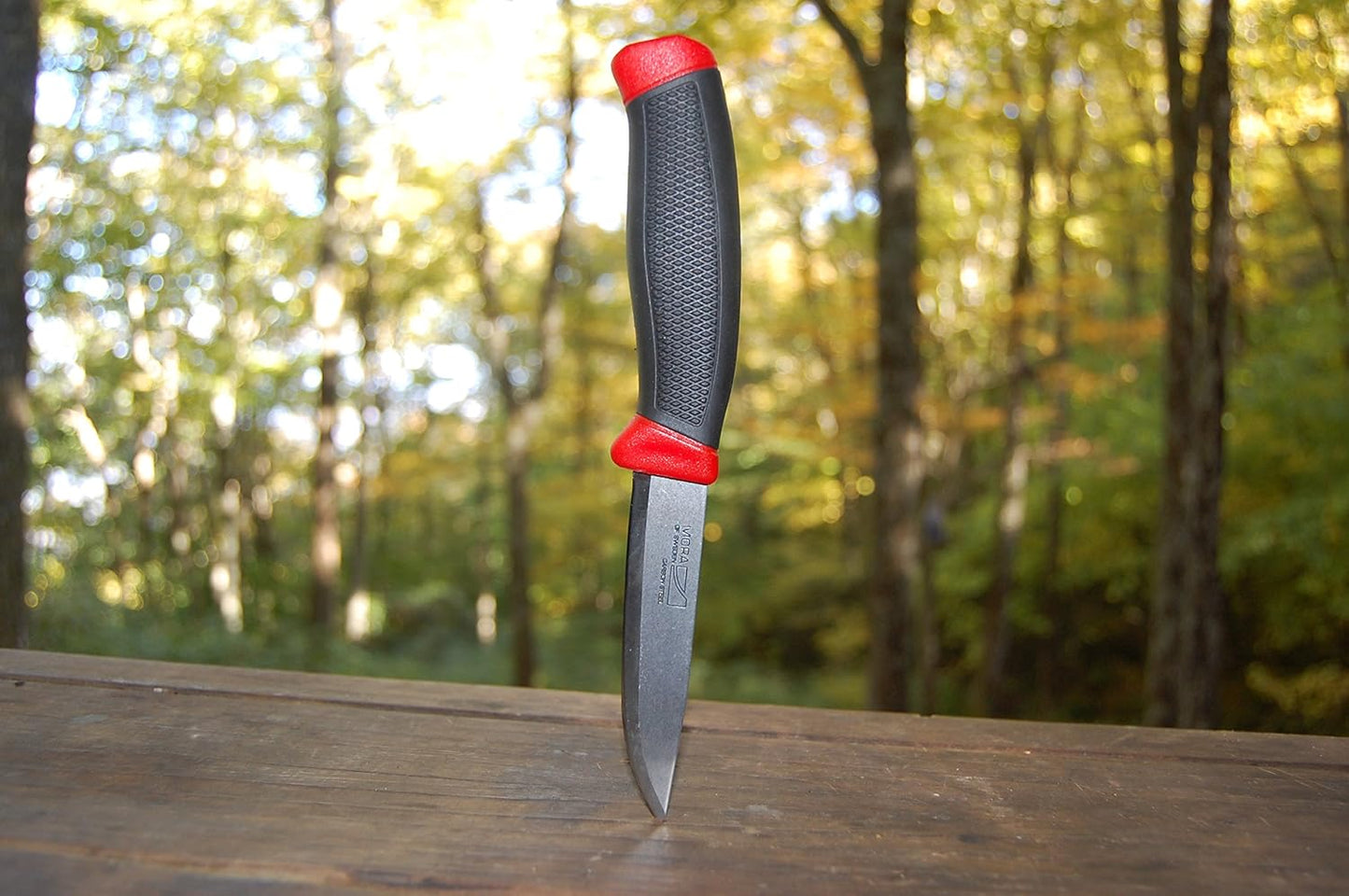 Morakniv Clipper 840 Fixed Blade Outdoor Knife with Carbon Steel Blade, 3.9-Inch, black
