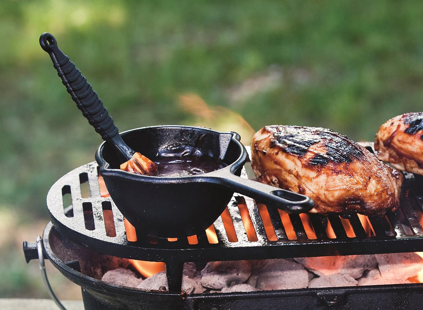 Lodge Cast Iron Melting Pot, Pre-Seasoned, 15-Ounce
