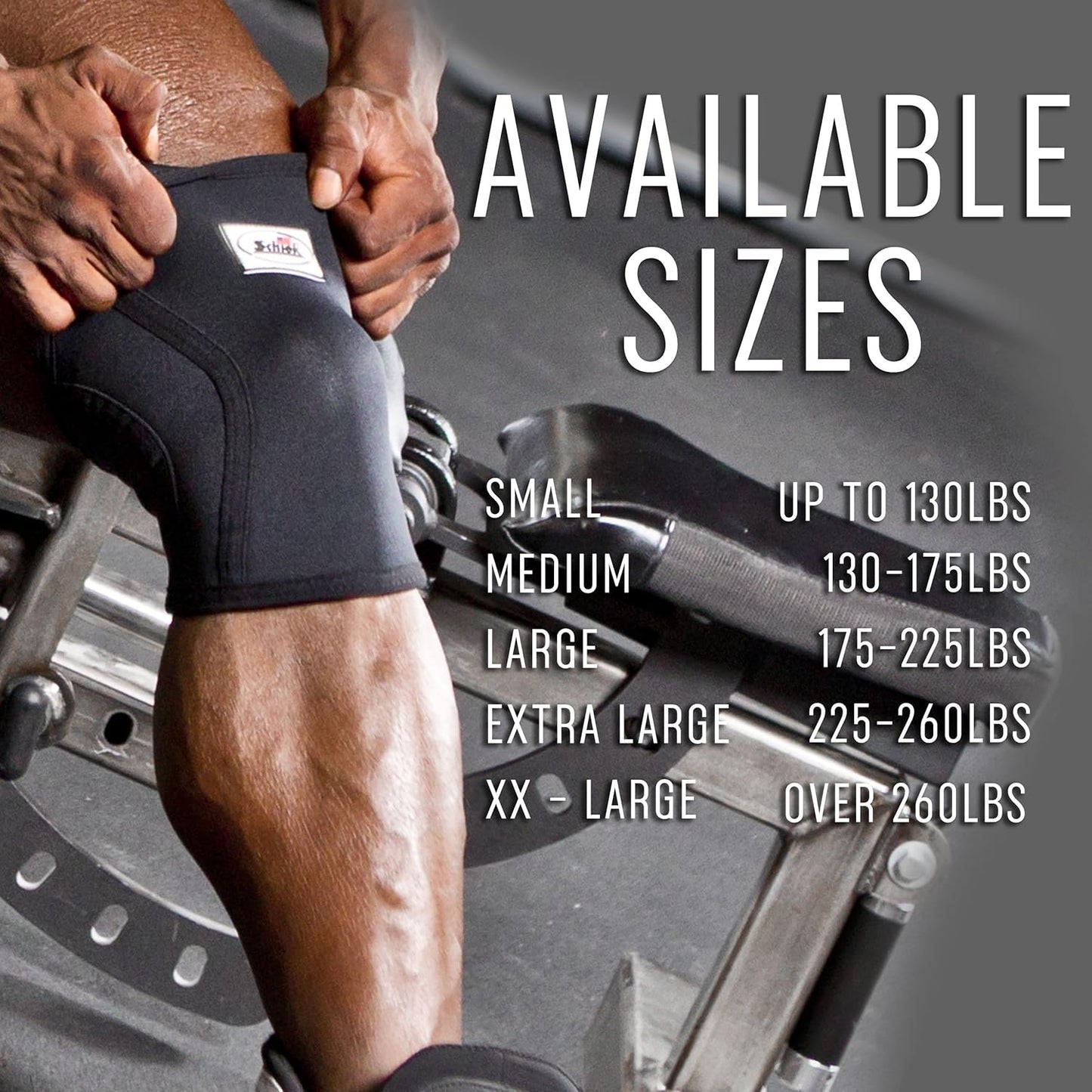 Schiek Sports Model 1170 Knee Sleeves - 5mm Neoprene Knee Compression Sleeves for Weight Lifting