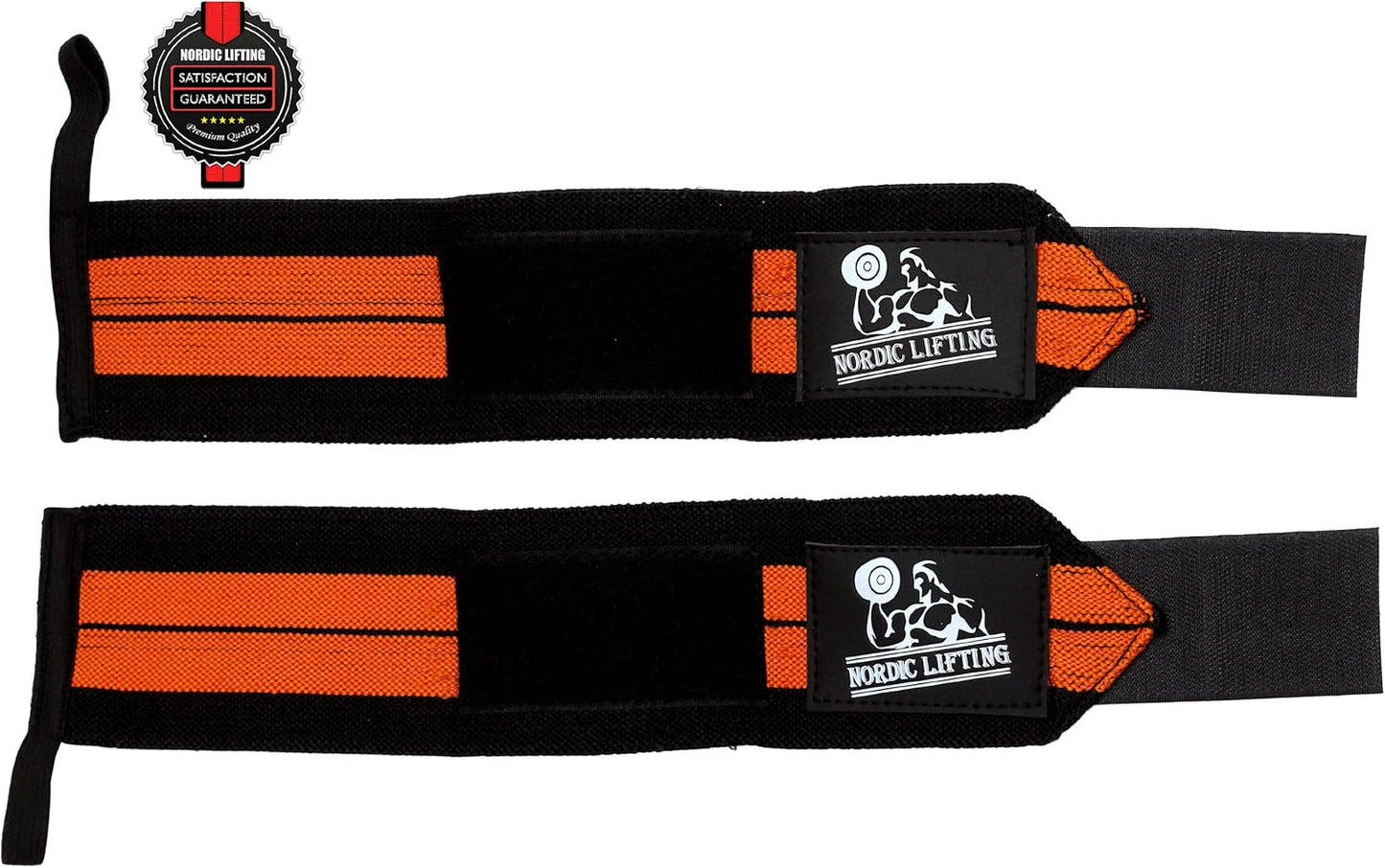 Wrist Wraps for Weightlifting & Powerlifting - Durable Support Straps with Thumb Loop (1 Pair) - Essential Gym Gear for Men & Women