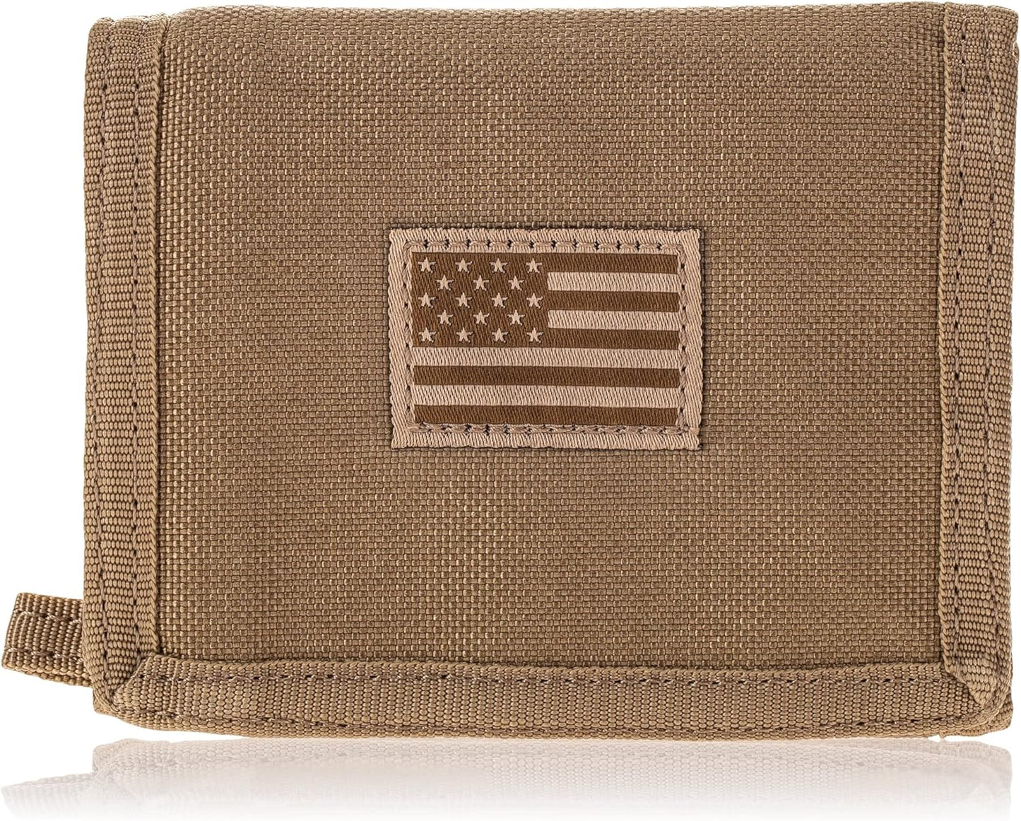 Rapdom Tactical Tactical Wallet, Khaki, 4.75" x 3.5" x .75"