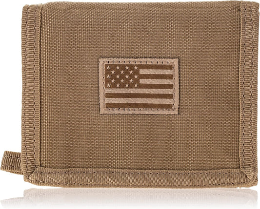 Rapdom Tactical Tactical Wallet, Khaki, 4.75" x 3.5" x .75"