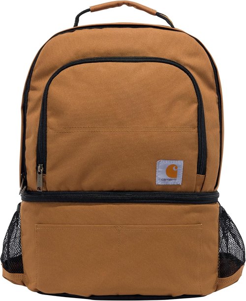 Mens Insulated 24 Can Two Compartment Cooler Backpack Backpack With FullyInsulated Cooler Base