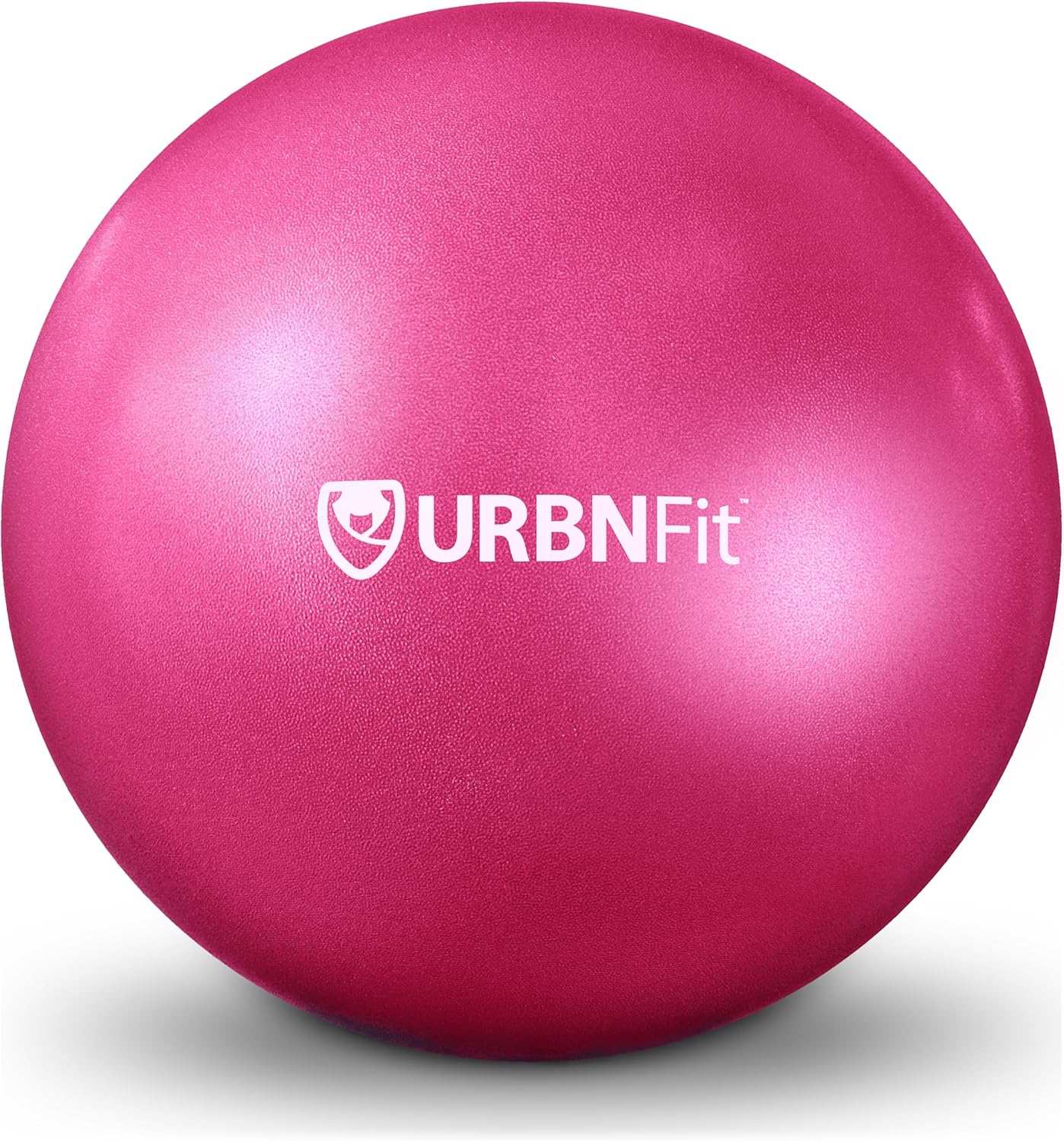 URBNFit Small Exercise Ball - 9-inch Mini Pilates Ball with Fitness Guide for Yoga, Barre, Physical Therapy, Stretching & Core Stability Workout