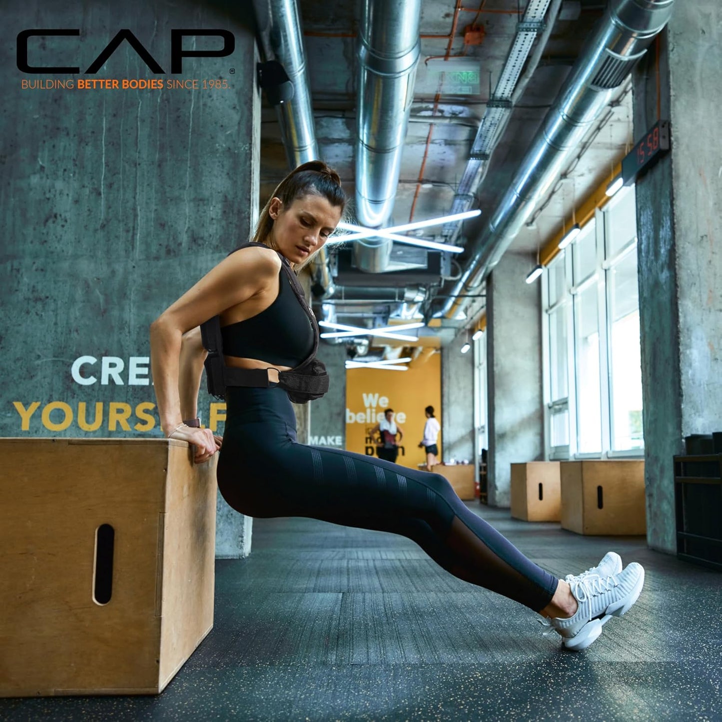 Adjustable Weighted Vest by CAP Barbell | Custom Fit for Enhanced Workouts