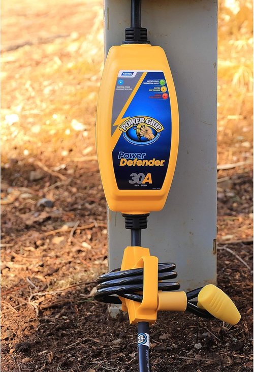 Camco Power Grip 30 Amp RV Electrical Cable with Security Lock - 25 Feet