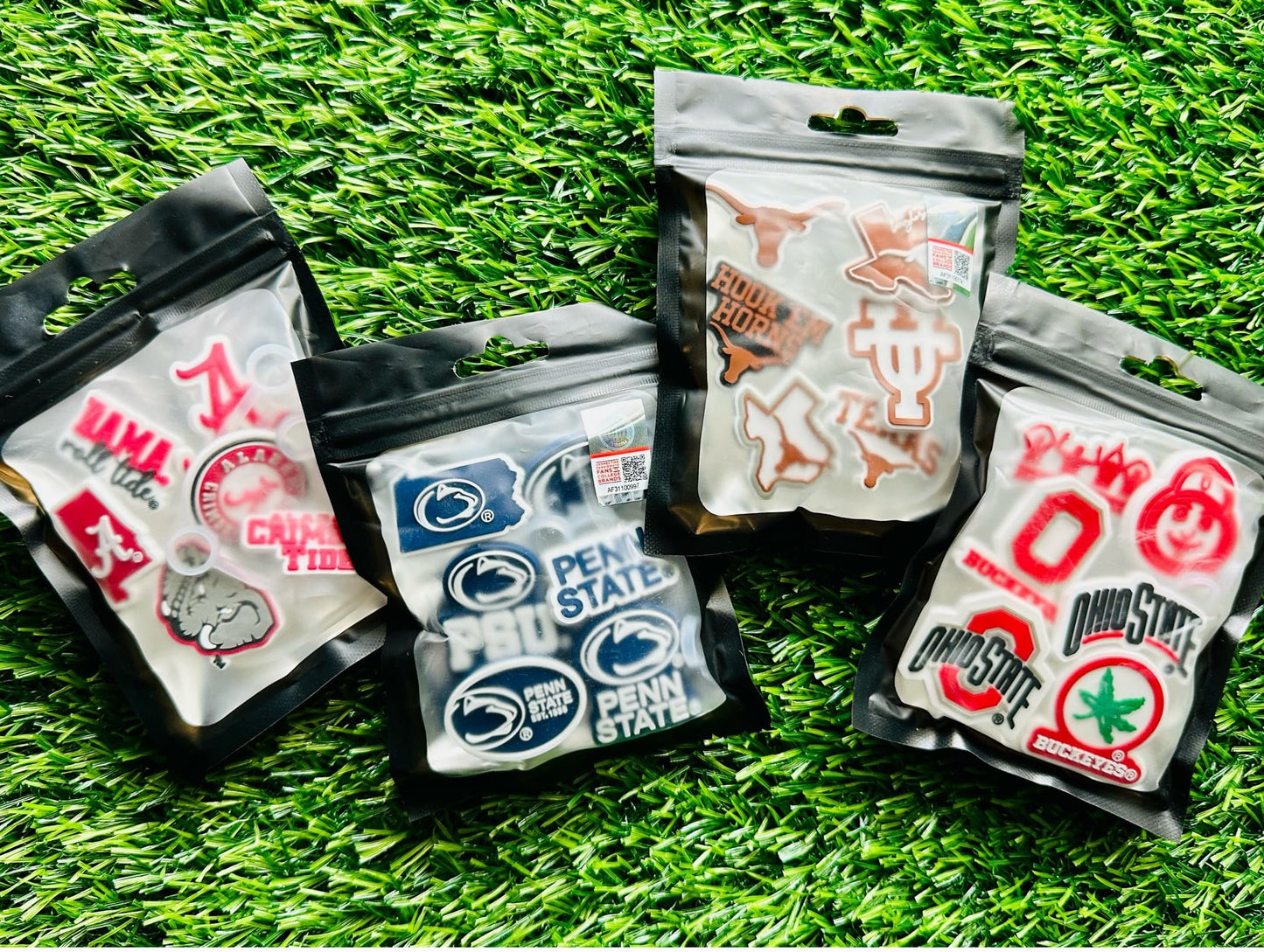 6 Alabama Crimson Tide Straw Covers (10 millimeter) Alabama Crimson Tide Gift for Men and Women Football Fans Fits Large Stanley Simple Modern 40oz Water Bottles (10 mm straw) (Alabama Crimson Tide)