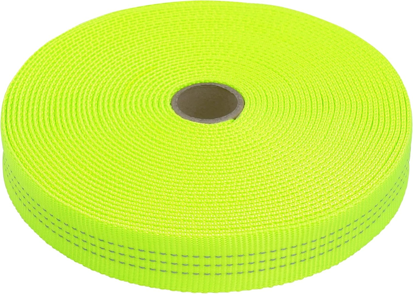 GM CLIMBING 1 inch Nylon Tubular Webbing Tape CE UIAA Certified 4000lb Heavy Duty for Climbing Rescue Rope Works Survival Outdoor General Purposes