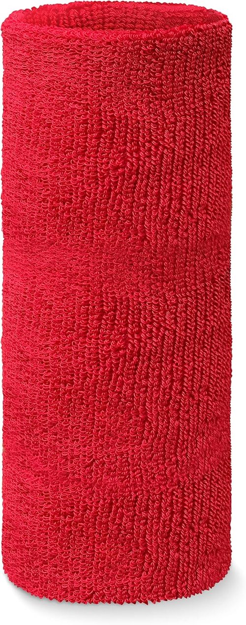 Couver Premium Quality Athletic 9inch Thick Cotton Terry Cloth Elbow Wrist Sweatband 1PC