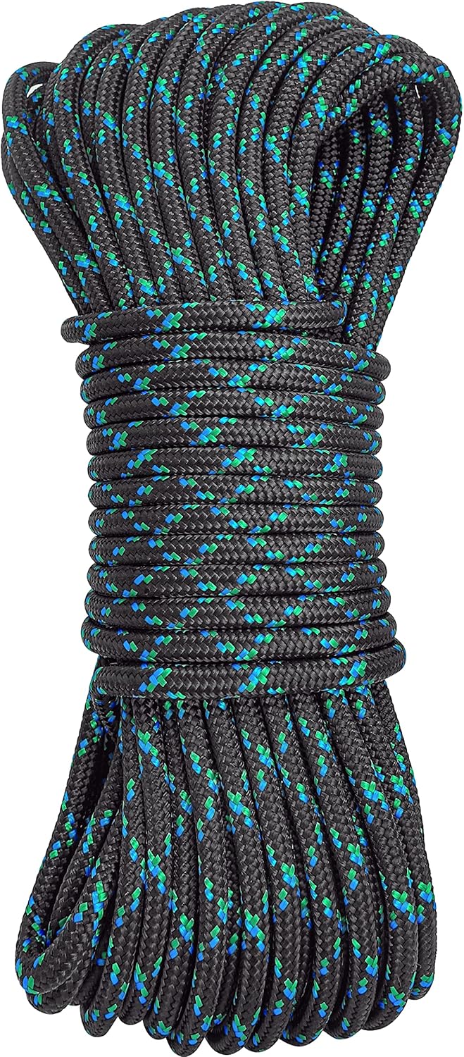 GM CLIMBING 8mm (5/16in) Accessory Cord Rope Double Braid Pre Cut CE/UIAA