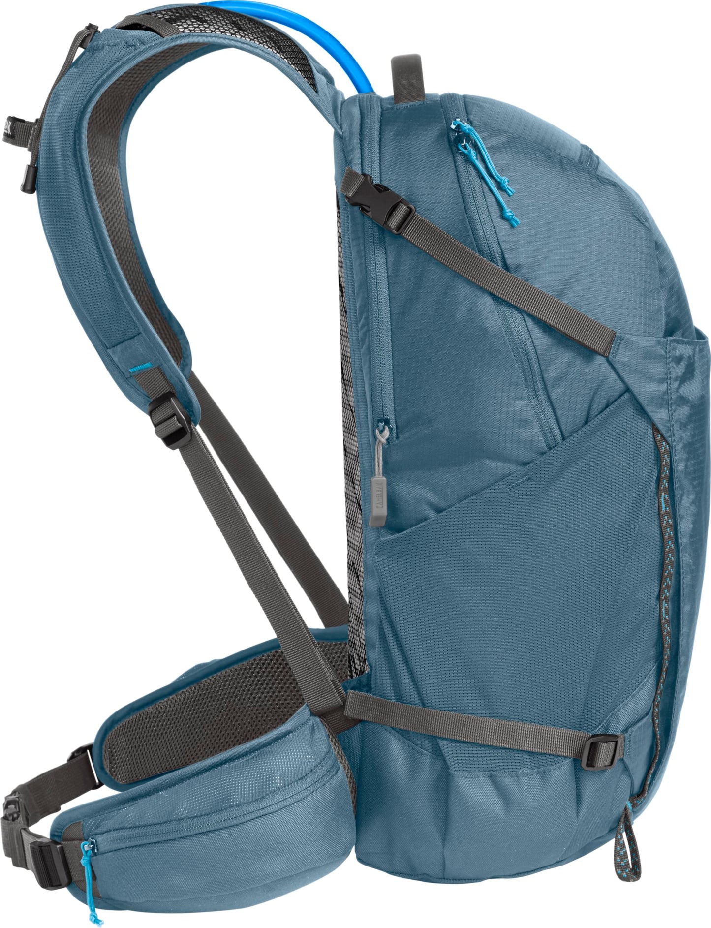 CamelBak Women's Rim Runner X28 Hiking Hydration Backpack with 2L Reservoir Bladder, Crystal Blue