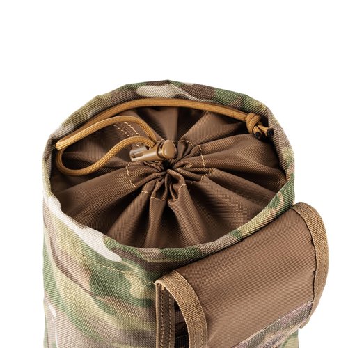 Dotacty MOLLE Dump Pouch Roll Up Magazines Recovery Utility Admin Bag Drawstring Foldable Tool Mag Drop Waist Pack for Tactical/Range/Battle/Duty Belt Hunting Shooting Competition (Multicam)