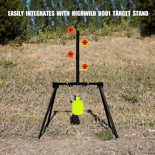Highwild Dueling Tree for .22 Rimfire with Detachable Three-Section Design - Ground-Insertable