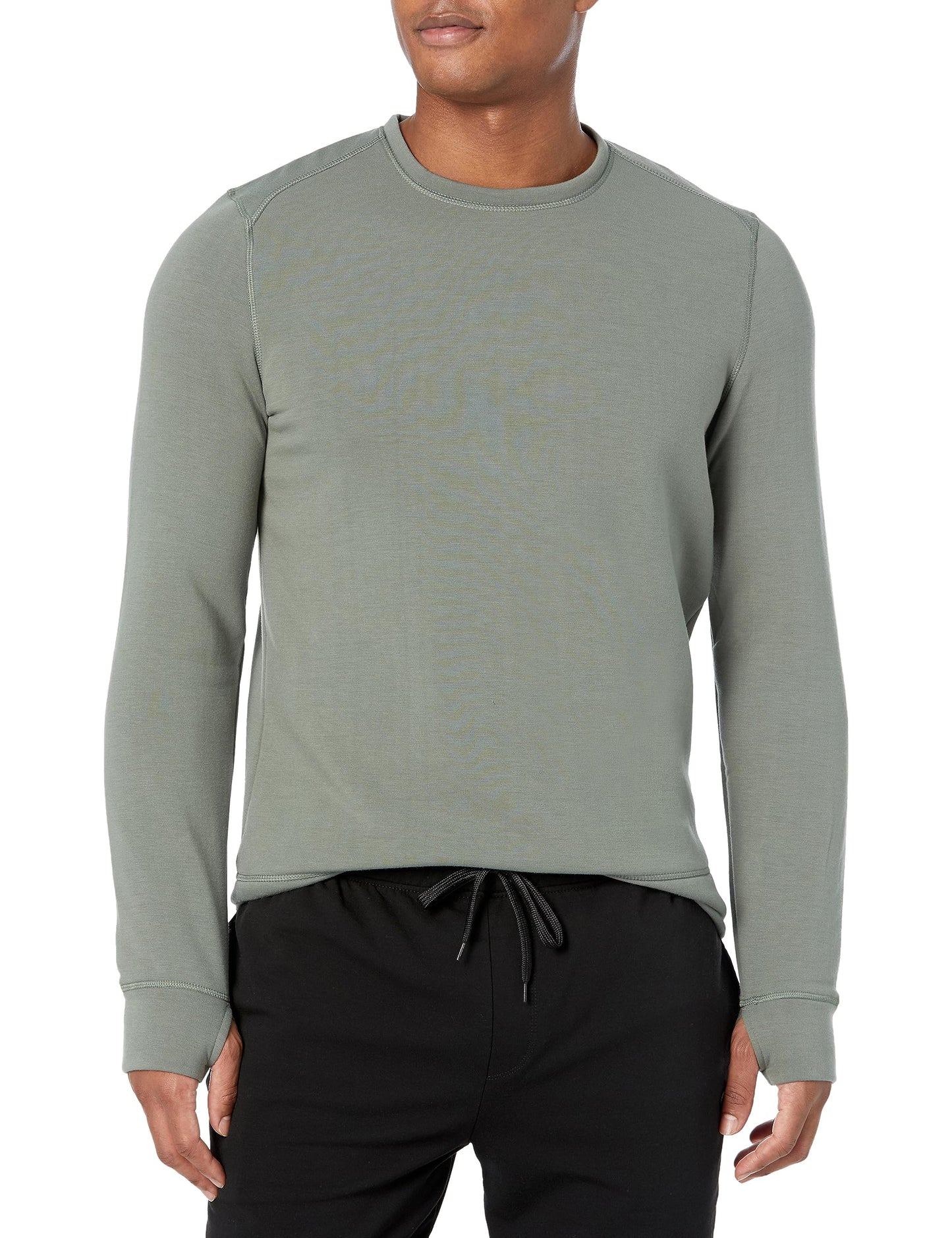 Jockey Men's Cozy Fleece Active Pullover Sweatshirt, Agave Green, X-Large