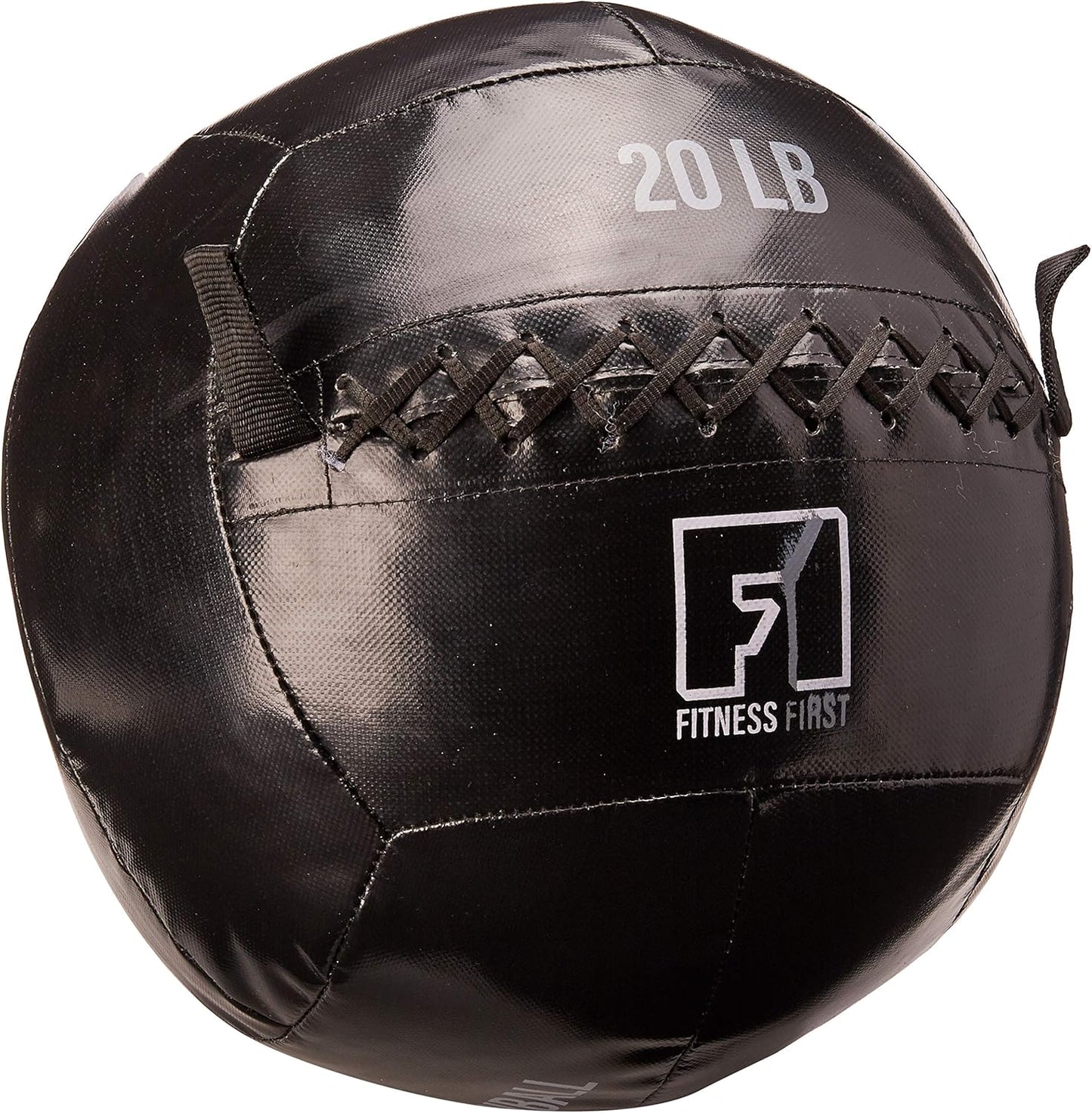 Fitness First Soft Wall Ball, 5-25 LBS, Durable Reinforced for Core Strength Building, Cardio